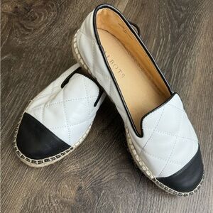 New! Beautiful leather espadrilles. Super comfortable.